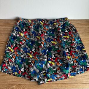 Vintage 100% Silk Disney Mickey Unlimited Boxer Shorts